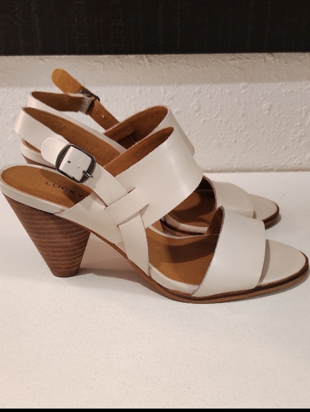 Lucky Brand Slingback Heels Size 6M - Picture 8 of 8